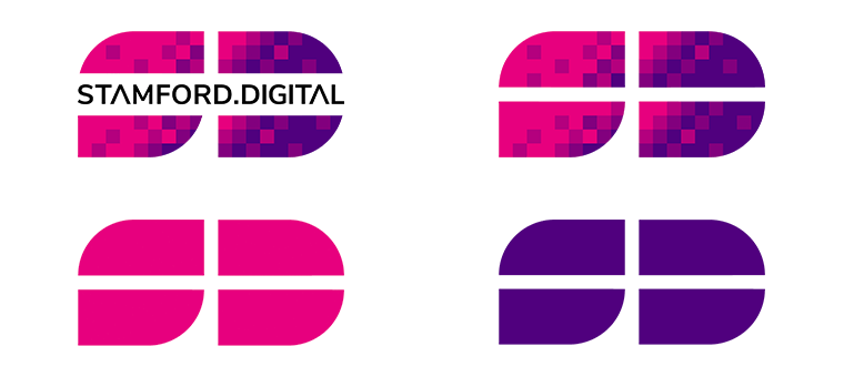 Stamford Digital logo variations